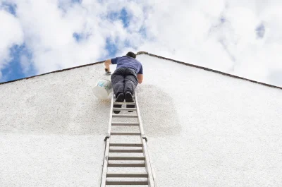 Peinture extérieure à la Haye-Bellefond — façades et ravalement